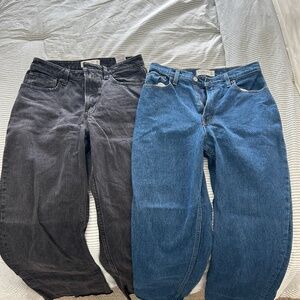 Size 2 curve love straight leg Abercrombie jeans bundle